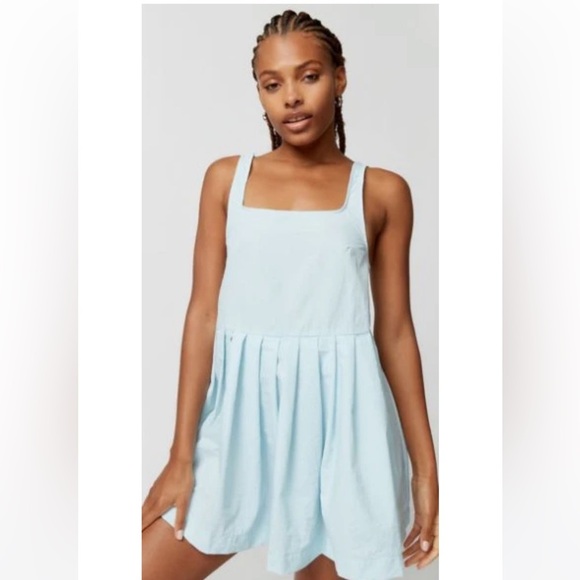 BDG Dresses & Skirts - BDG Billie Pleated Mini Dress Size XS in Sky